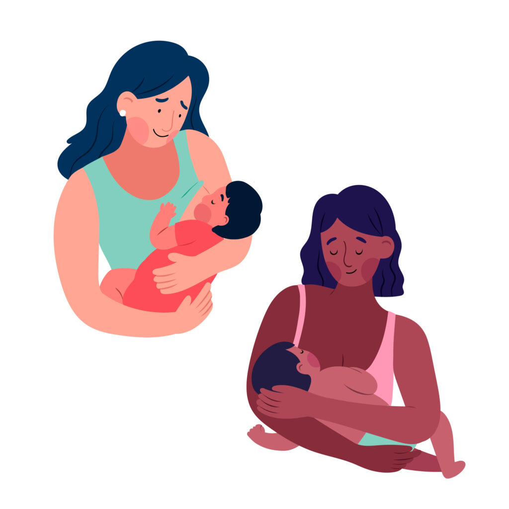 10 common feeding positions for breastfeeding 